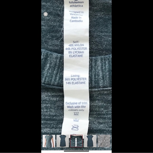 LULULEMON & Go Where To Dress Heathered Fuel Green Space Dye Rulu Knit Reflectiv - Picture 12 of 13